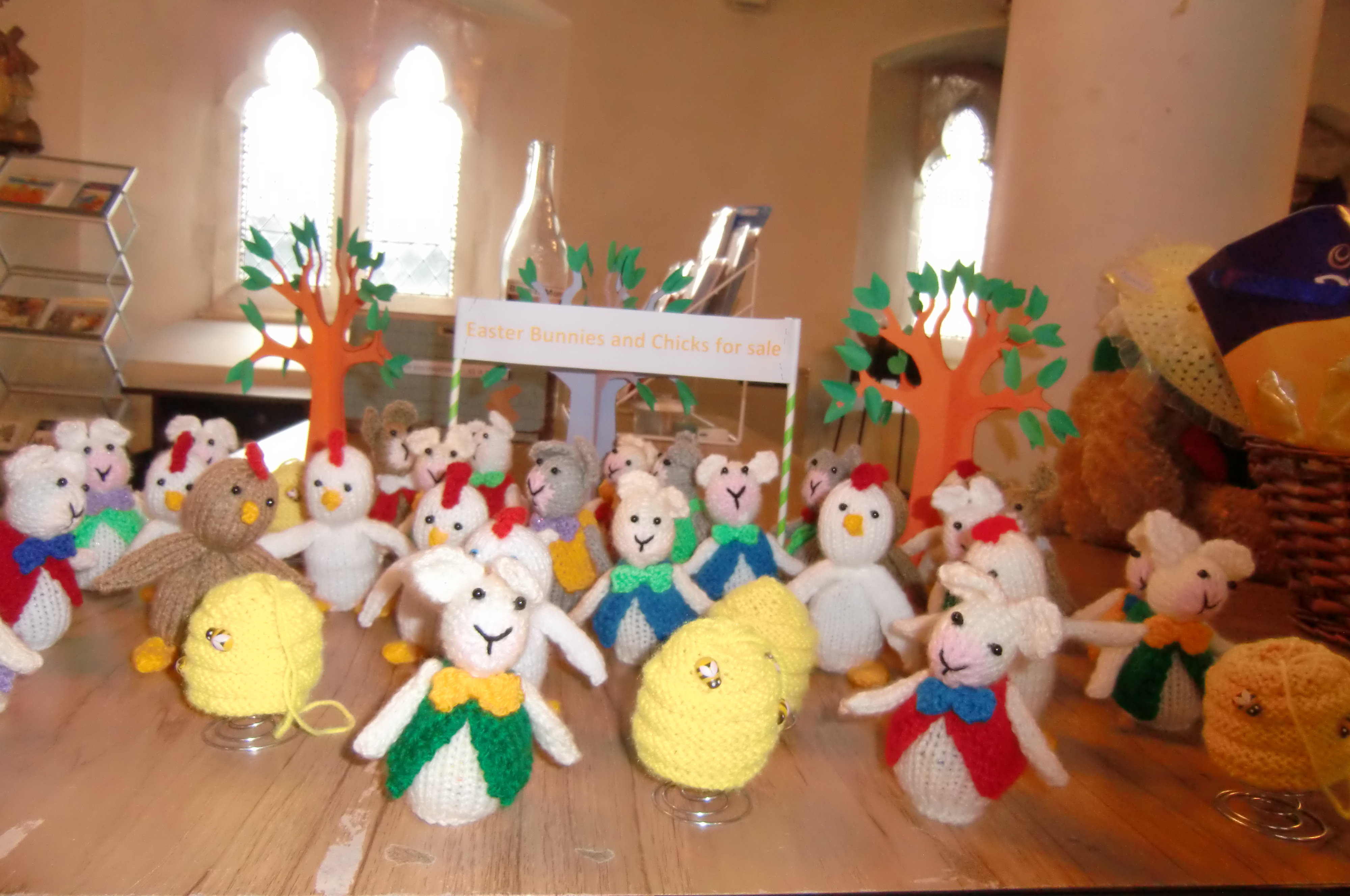 Knitted Easter Bunnies